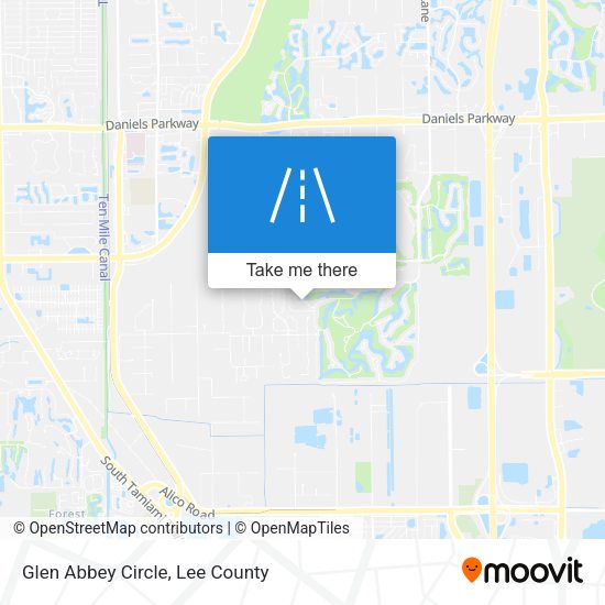 Mapa de Glen Abbey Circle