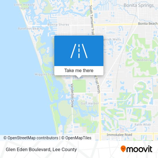 Glen Eden Boulevard map