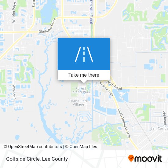 Golfside Circle map