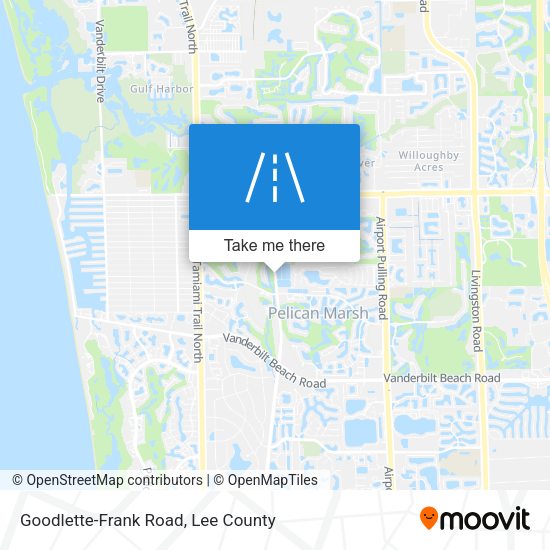 Goodlette-Frank Road map