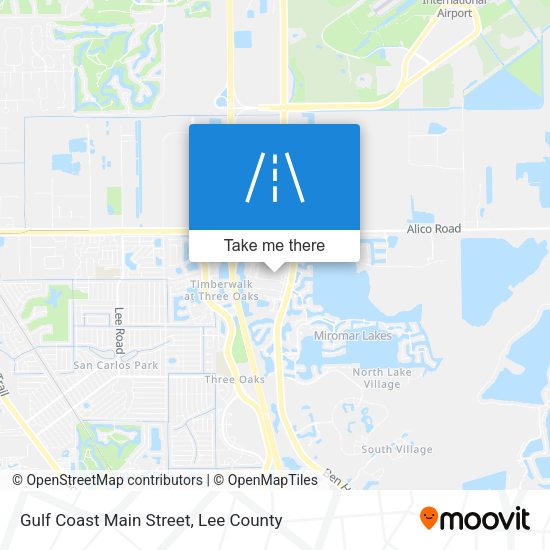Gulf Coast Main Street map