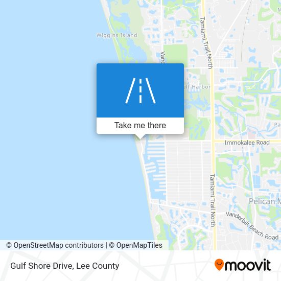 Mapa de Gulf Shore Drive