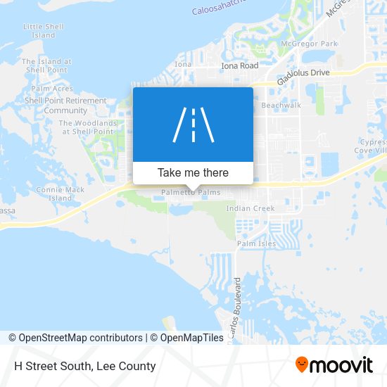 Mapa de H Street South