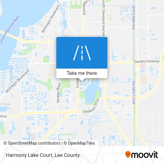 Mapa de Harmony Lake Court
