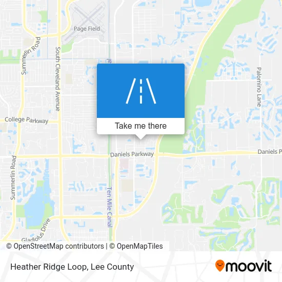 Heather Ridge Loop map