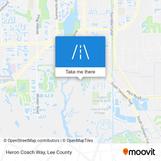 Mapa de Heron Coach Way