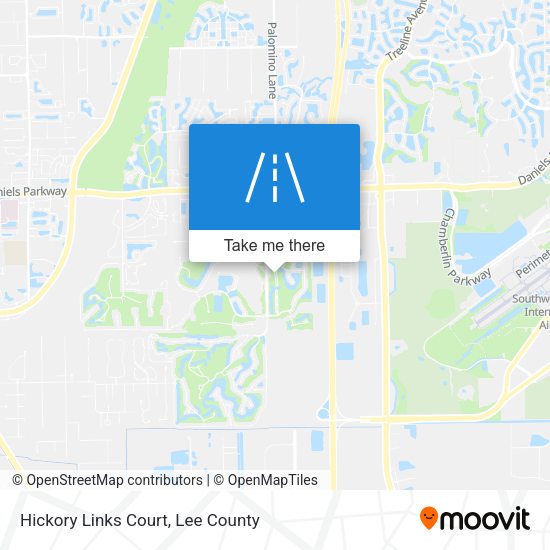 Hickory Links Court map