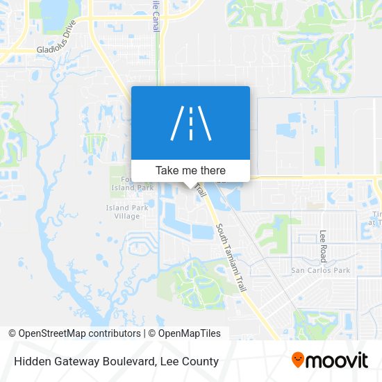 Mapa de Hidden Gateway Boulevard