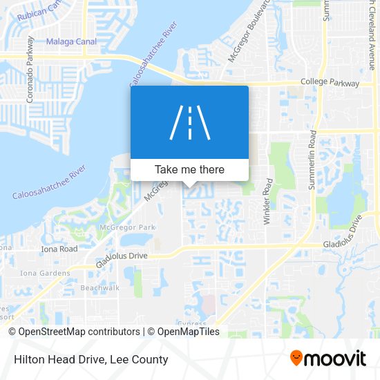 Hilton Head Drive map