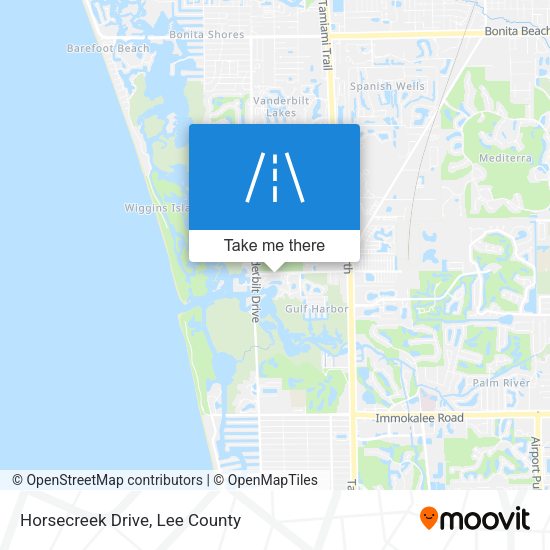 Horsecreek Drive map