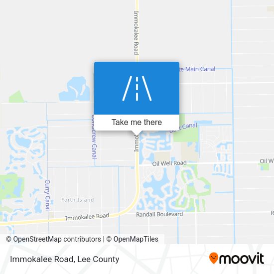 Mapa de Immokalee Road