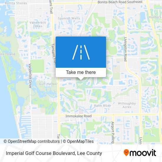 Mapa de Imperial Golf Course Boulevard