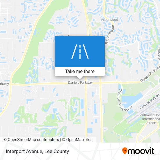 Interport Avenue map