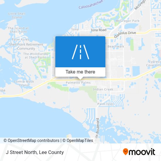 Mapa de J Street North