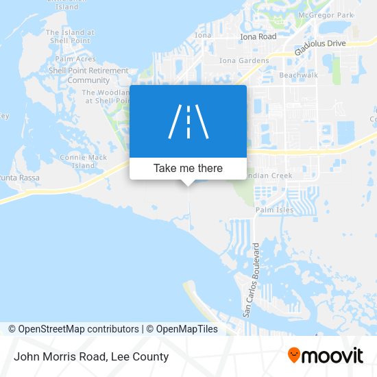 Mapa de John Morris Road