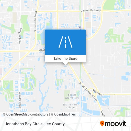 Mapa de Jonathans Bay Circle