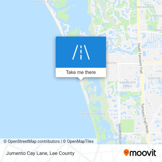 Jumento Cay Lane map