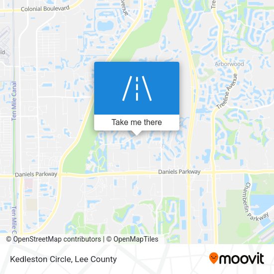 Kedleston Circle map