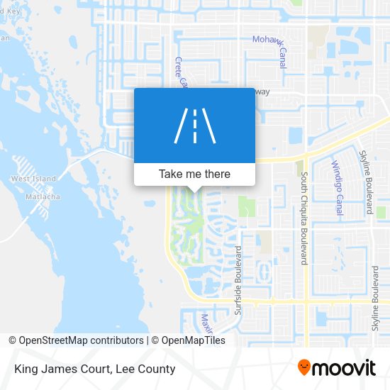 Mapa de King James Court