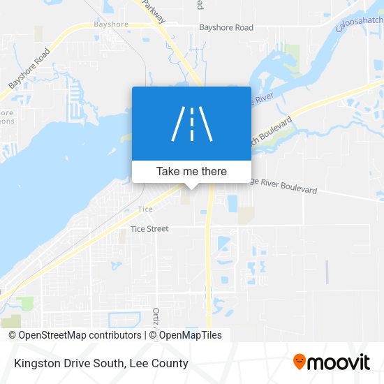 Mapa de Kingston Drive South