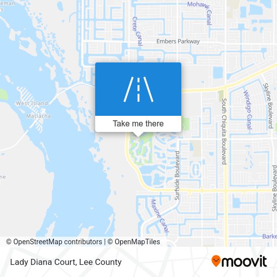 Lady Diana Court map