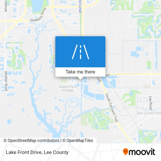 Lake Front Drive map