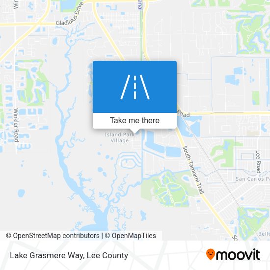 Lake Grasmere Way map