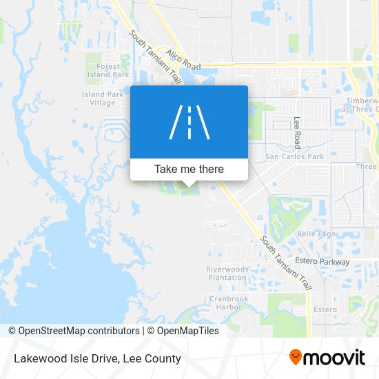 Lakewood Isle Drive map