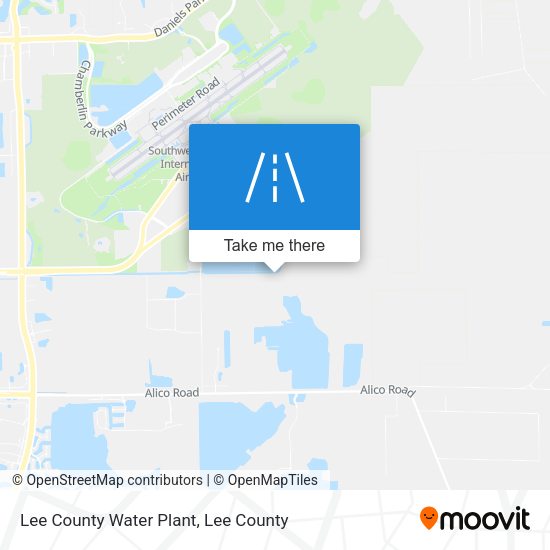 Mapa de Lee County Water Plant