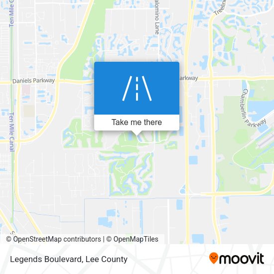 Legends Boulevard map