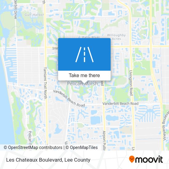 Les Chateaux Boulevard map
