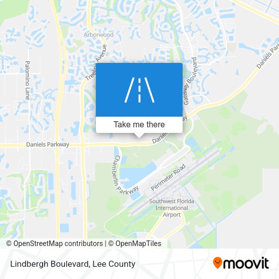 Lindbergh Boulevard map
