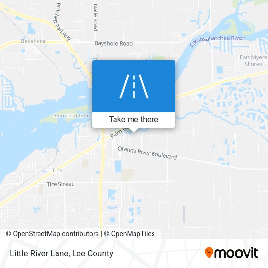 Little River Lane map