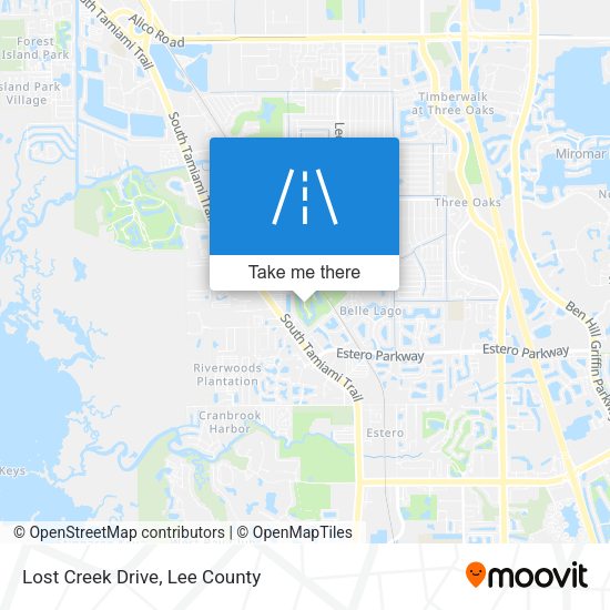 Mapa de Lost Creek Drive