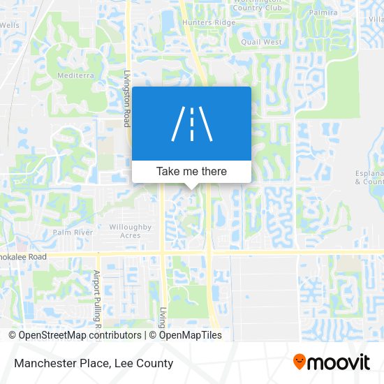 Manchester Place map