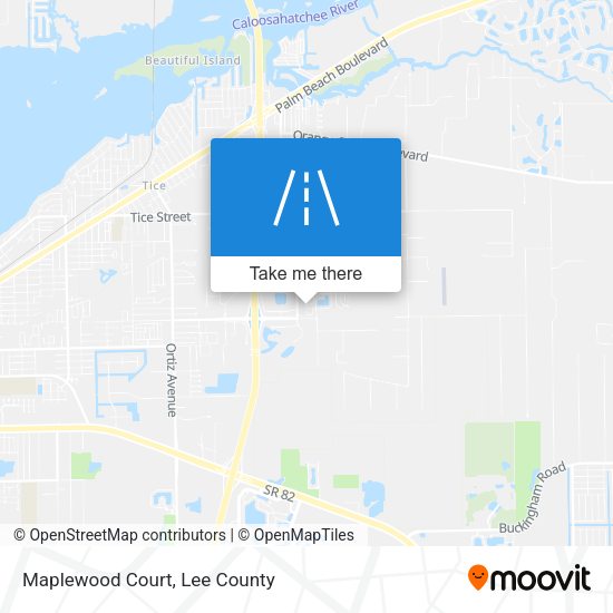 Mapa de Maplewood Court