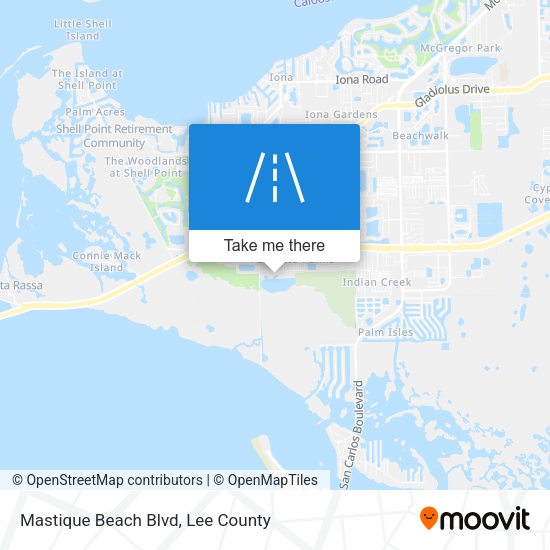 Mastique Beach Blvd map