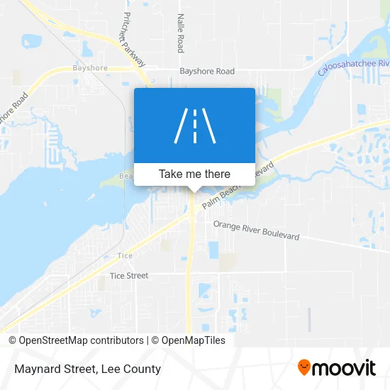 Maynard Street map