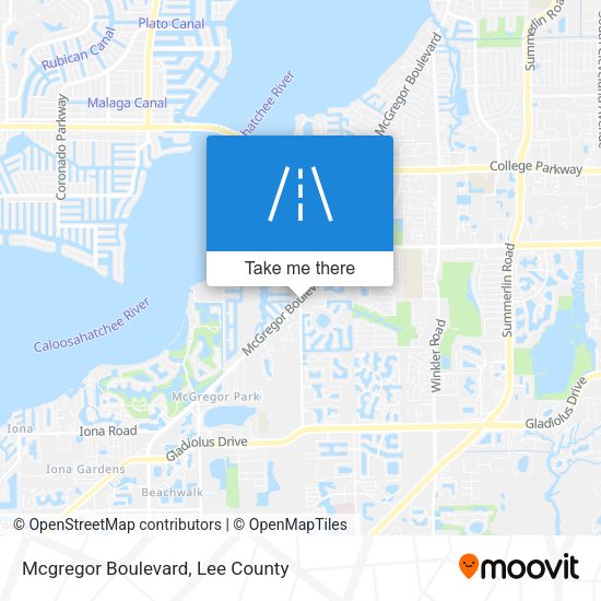 Mapa de Mcgregor Boulevard