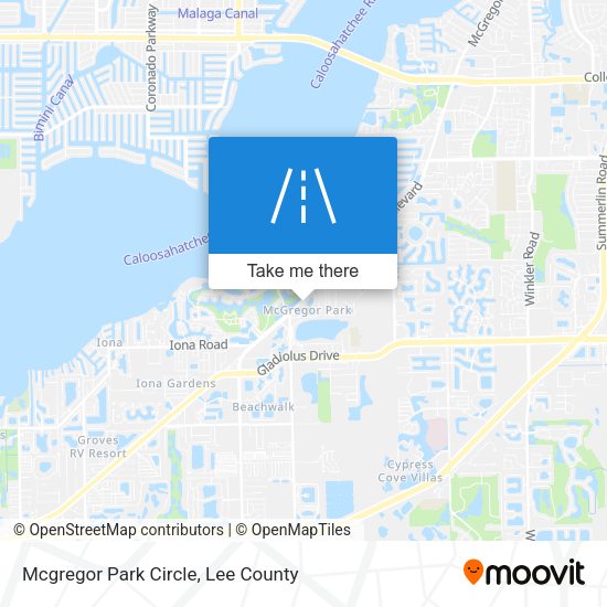 Mapa de Mcgregor Park Circle