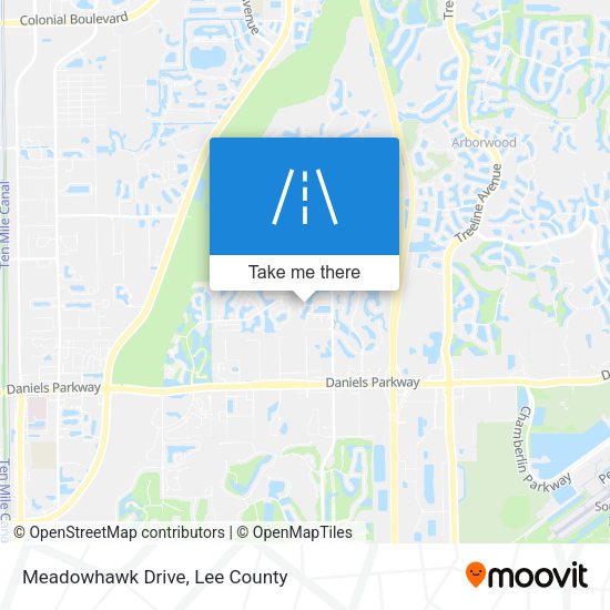 Meadowhawk Drive map