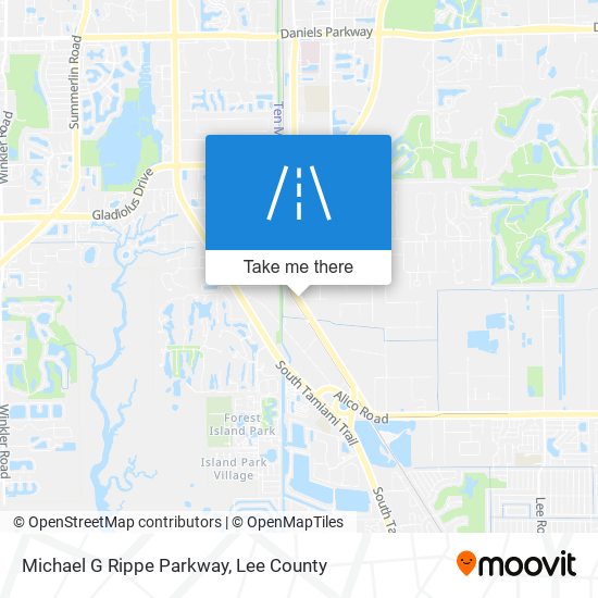 Michael G Rippe Parkway map