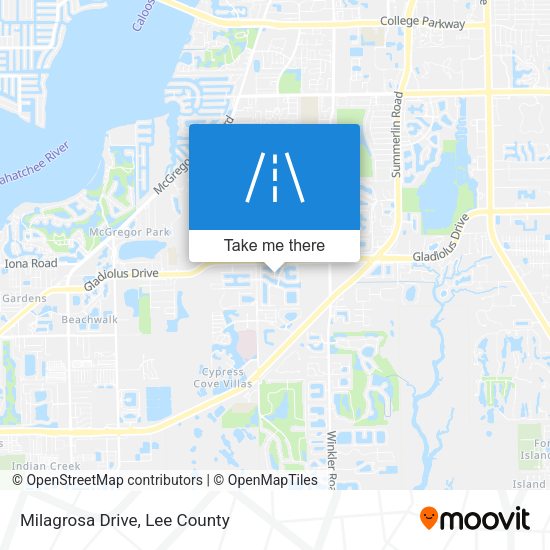 Milagrosa Drive map