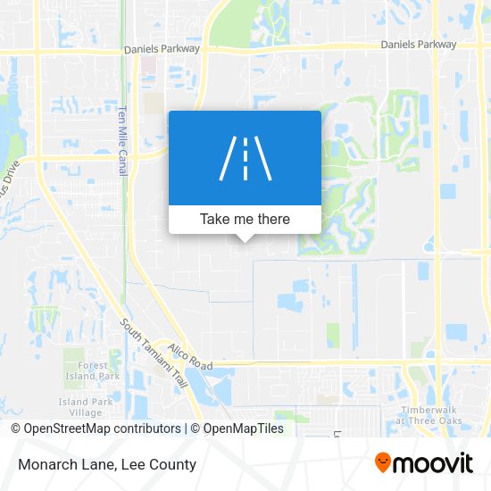 Mapa de Monarch Lane