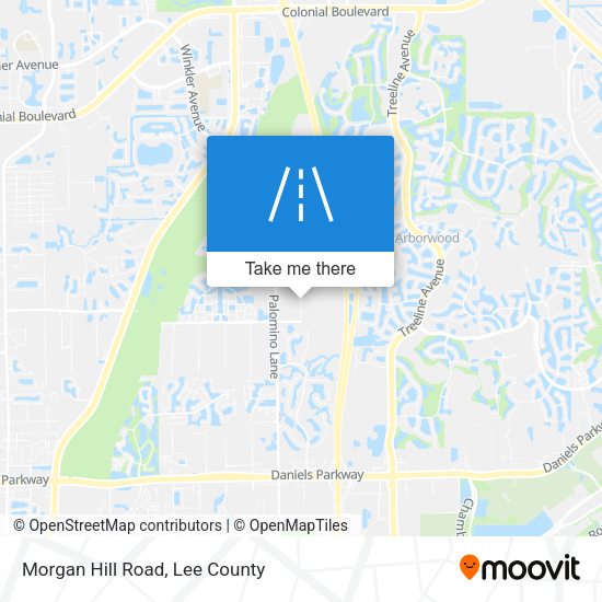 Mapa de Morgan Hill Road