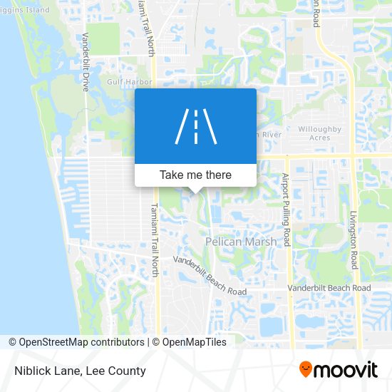 Mapa de Niblick Lane