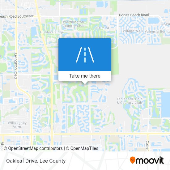 Oakleaf Drive map