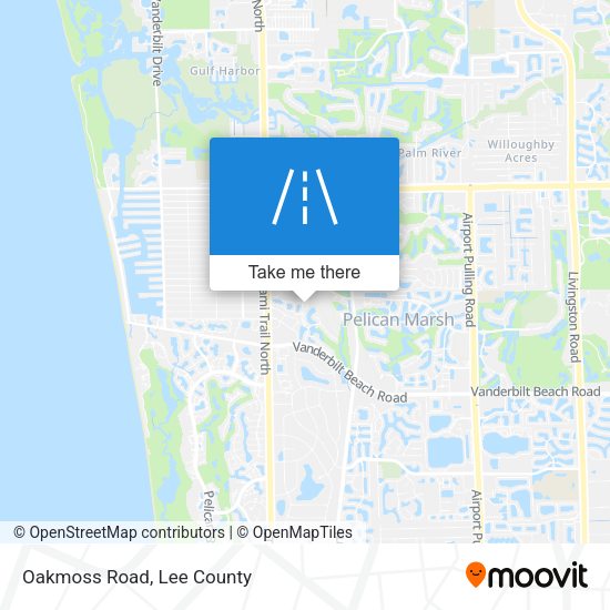 Mapa de Oakmoss Road