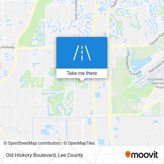 Old Hickory Boulevard map
