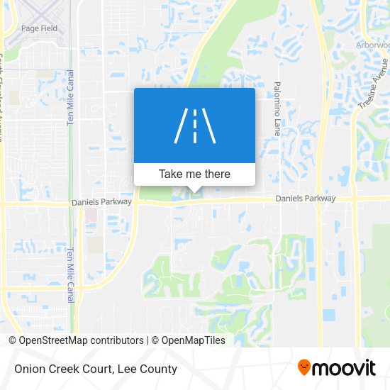 Onion Creek Court map